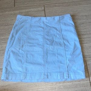 Free People Mini Blue Skirt